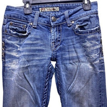 Load image into Gallery viewer, BKE Culture Jeans Womens 26x29.5 Light Wash Bootcut Stretch Academia Preppy
