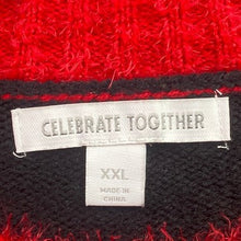 Load image into Gallery viewer, Llama Ugly Christmas Sweater Womens 2XL Embroidered Festival Pull Over Holiday
