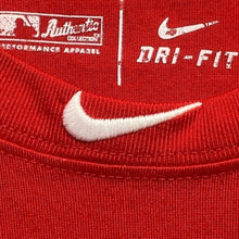Load image into Gallery viewer, Boston Red Sox Shirt Mens Medium MLB Baseball Spell Out Nike Center Swoosh
