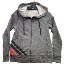 Load image into Gallery viewer, Under Armour Hoodie Mens Small Full Zip Stripes Athletic Athleisure Performance
