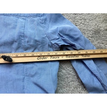 Load image into Gallery viewer, Soft Surroundings Dress Womens XS Blue Tencel Lyocell Button Front Flare Hem
