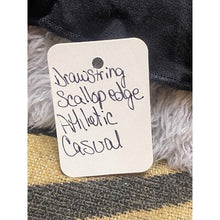 Load image into Gallery viewer, EKOUAER Shorts Womens Extra Large Scallop Edge Athletic Casual Drawstring Black
