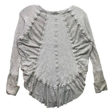 Load image into Gallery viewer, Free People Shirt Womens Small Oversized Raw Grunge Waffle Knit Everyday
