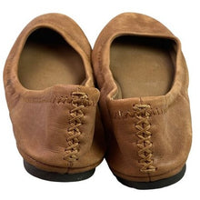 Load image into Gallery viewer, Lucky Brand Shoes Womens 6.5M Ballet Flats Brown Leather Casual Slip On Braided
