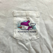 Load image into Gallery viewer, Vineyard Vines Shirt Mens Medium Long Sleeve Spell Out Sleeve Hit Academia
