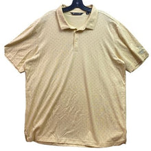 Load image into Gallery viewer, Travis Mathew Shirt Mens 2XL Golf Polo Yellow Embroidered AOP Performance
