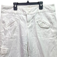 Load image into Gallery viewer, DKNY Jeans Womens 12 White Cargo Costal Beachy Travel Career Mature Preppy
