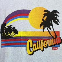 Load image into Gallery viewer, Levis Shirt Mens 2XL California Retro Grunge Everyday Streetwear Logo Sunset
