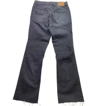 Load image into Gallery viewer, J Crew Jeans Womens 27 Button Fly Frayed Grunge Gothcore Boot Crop Billie Demi
