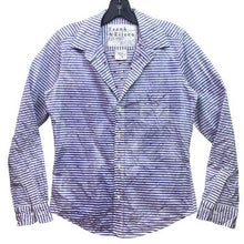 Load image into Gallery viewer, Frank &amp; Eileen Shirt Womens Small Nautical AOP Preppy Academia Beachy Coastal
