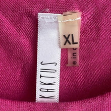 Load image into Gallery viewer, Kaktus Dress Womens Extra Large Pink Lagenlook Flowy Festival Beachy Coastal
