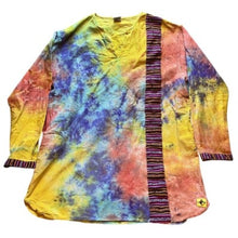 Load image into Gallery viewer, Katmandu Shirt Mens 2XL Tie Dye Hippie Festival Contrast Colorful Bohemian Nepal
