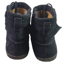 Load image into Gallery viewer, UGG Boots Womens 9 Black Suede Ankle Booties Strappy Preppy Academia Everyday
