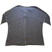 Load image into Gallery viewer, Haptics Shirt Womens 1XL Leopard Print Henley Long Sleeve Gray Knit Pullover
