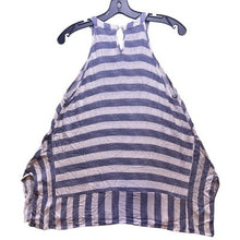 Load image into Gallery viewer, Monteau Shirt Womens Small Striped Costal Beachy Sleeveless Flowy Vacation
