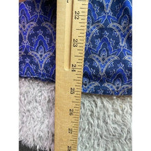 Load image into Gallery viewer, Roper Shirt Womens Small Blue Paisley Western Pearl Snap Embroidered Country
