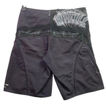 Load image into Gallery viewer, O&#39;Neill Shorts Mens Large Pinstripe Board Drawstring Pocket Surf Spell Out
