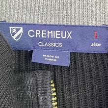 Load image into Gallery viewer, Cremieux Sweater Vest Mens Large Full Zip Preppy Academia Office Career
