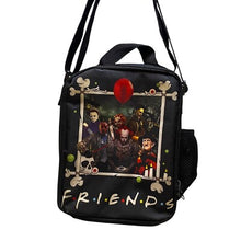 Load image into Gallery viewer, Friends Horror Lunchbag Insulated Parody Jason Voorhees Freddy Krueger
