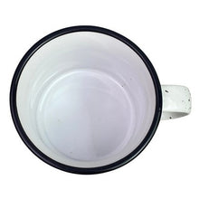 Load image into Gallery viewer, Flamingo Mug Coffee Cup Speckled Enamel Over Metal NIB
