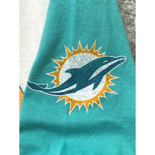 Load image into Gallery viewer, Miami Dolphins Shirt Womens Extra Large NFL Football Spell Out Raglan Athleisure
