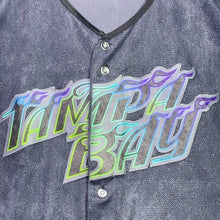 Load image into Gallery viewer, Tampa Bay Rays Jersey Mens Extra Large Baseball Athleisure Spell Out Streetwear
