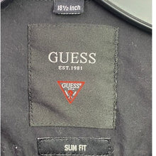 Load image into Gallery viewer, GUESS Shirt Mens Small Black Slim Dress Formal Preppy Career Logo Embroidered
