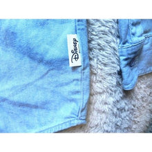 Load image into Gallery viewer, Mickey Mouse Shirt Womens Medium Long Sleeve Button Up Denim Disney Patchwork
