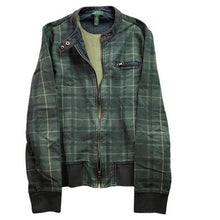 Load image into Gallery viewer, LRL Ralph Lauren Jacket Womens Medium Green Plaid Full Zip Preppy Academia
