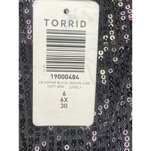 Load image into Gallery viewer, Torrid Cami Womens 6X Sophie Black Sequin Festival Mature Career Streetwear NWT
