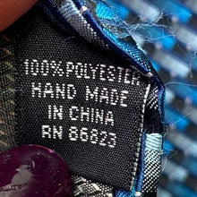 Load image into Gallery viewer, Alexander Julian Colours Necktie Mens Blue Geometric
