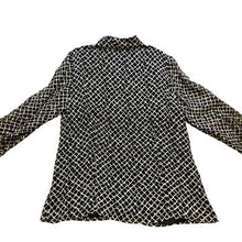 Load image into Gallery viewer, Pendleton Blouse Womens Extra Large Silk Button Down Geometric Print Career
