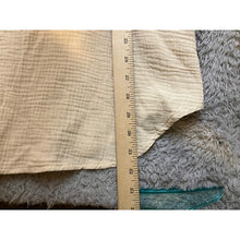 Load image into Gallery viewer, Gauzy Shirt Womens Small Beige Button Down Costal Beachy Swimsuit Cover-up NWT
