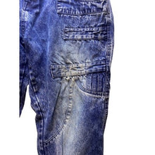 Load image into Gallery viewer, Diamond Stash Jeans Mens 42x31 Baggy Carpenter Utility Pockets Denim Y2K
