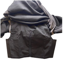 Load image into Gallery viewer, Ancient Fish King Rash Guard Youth Large Scuba Snorkling Surfing Black Gray NWT
