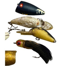 Load image into Gallery viewer, Vintage Fishing Lures Lot Antique Fishing Tackle Collection Antique Wooden
