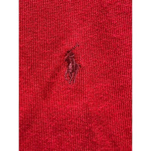 Load image into Gallery viewer, Ralph Lauren Sweater Mens Extra Large Merino Wool Slim Fit Red Academia
