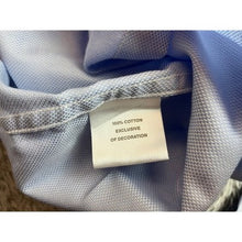Load image into Gallery viewer, TailorByrd Shirt Mens Large Contrast Cuff Preppy Academia Career Light Blue

