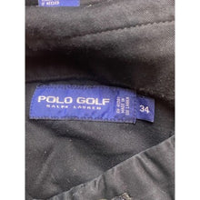 Load image into Gallery viewer, Polo Ralph Lauren Shorts Adult 34 Black Tartan Flat Front Chino Casual Golf Mens
