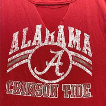 Load image into Gallery viewer, Alabama Crimson Tide Shirt Womens 1XL Spell Out Cut Athleisure Streetwear
