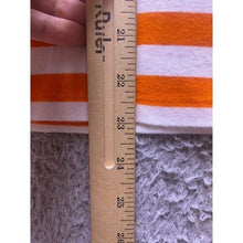 Load image into Gallery viewer, Ralph Lauren Shirt Womens Medium Sport Orange Striped V Neck Preppy Academia
