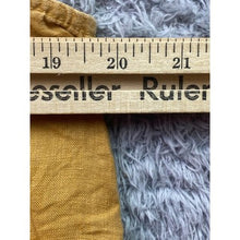 Load image into Gallery viewer, Sigrid Olsen Dress Womens Large Linen Sleeveless Gold Costal Beachy Travel
