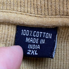 Load image into Gallery viewer, Izod Sweater Mens 2XL Khaki Grunge Preppy Academia Streetwear Quarter Zip

