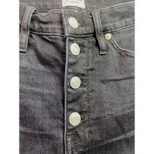 Load image into Gallery viewer, J Crew Jeans Womens 27 Button Fly Frayed Grunge Gothcore Boot Crop Billie Demi

