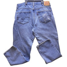 Load image into Gallery viewer, Levi&#39;s 550 Jeans Mens 38x34 Blue Denim Relaxed Fit Straight Leg Streetwear

