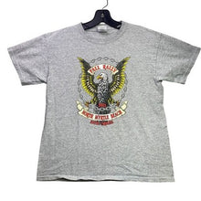 Load image into Gallery viewer, Myrtle Beach Shirt Womens Large Eagle AOP Rally Grunge Souvenir Streetwear
