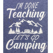 Load image into Gallery viewer, Teacher Shirt Mens Extra Large Teachercore Camping Spell Out Everyday Streetwear
