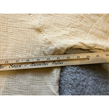 Load image into Gallery viewer, Gauzy Shirt Womens Small Beige Button Down Costal Beachy Swimsuit Cover-up NWT
