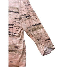 Load image into Gallery viewer, Calvin Klein Shirt Womens Extra Large Stretchy Wrap Flowy Sleeves Pink Abstract
