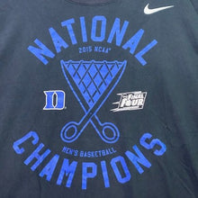 Load image into Gallery viewer, Duke Blue Devils Shirt Mens Extra Large 2015 NCAA Basketball National Champions
